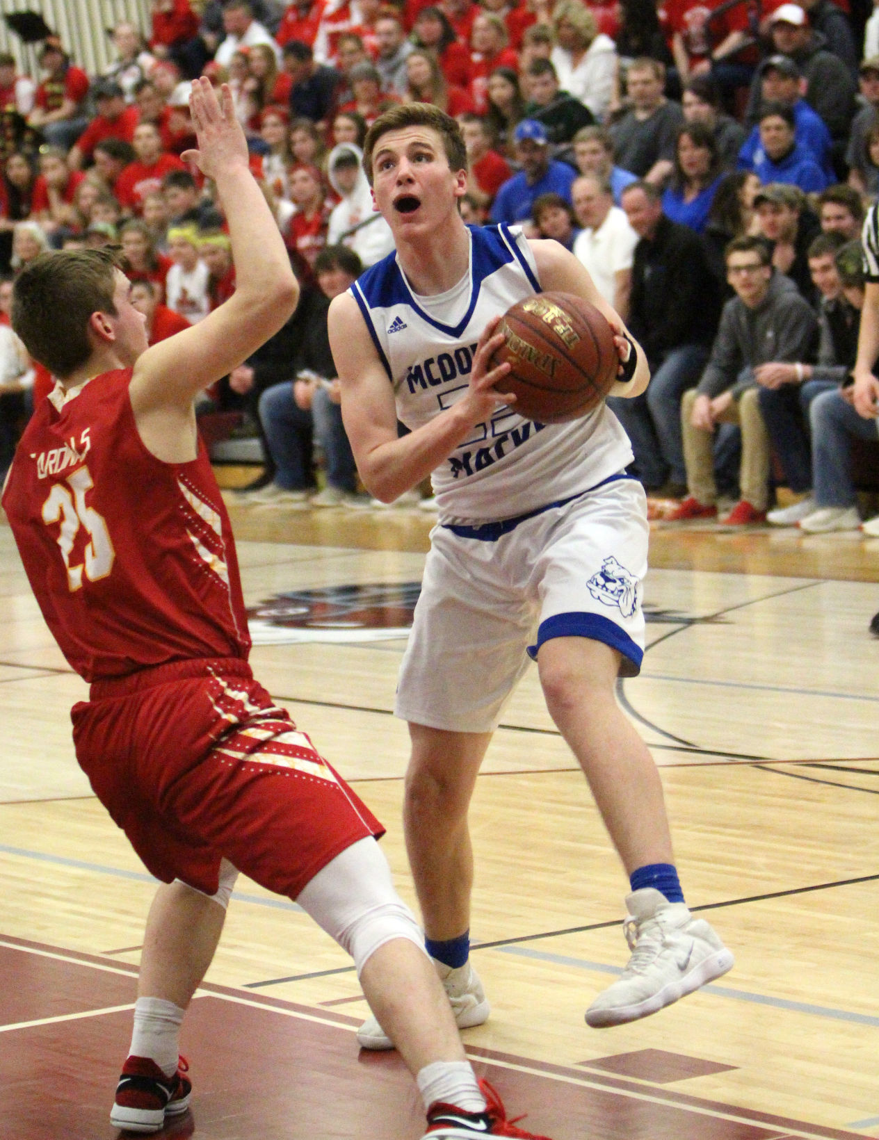 McDonell boys basketball vs South Shore at Spooner 3-10-18